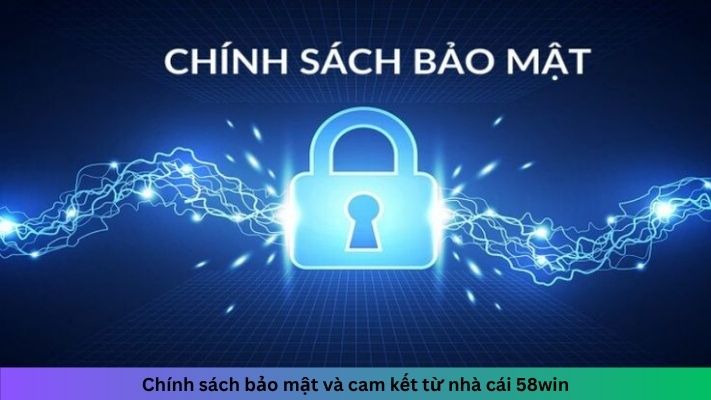 Chính sách bảo mật và cam kết từ nhà cái 58win